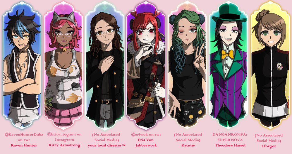 Collection of Specific Art-Style Sprite Commissions (2022 - 2023)