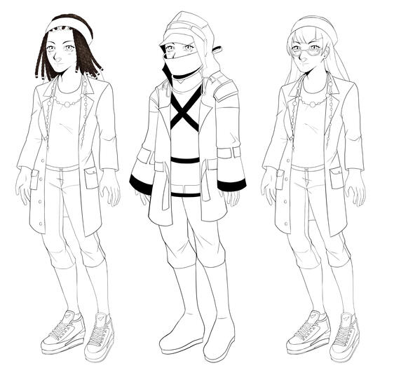 Ally Concept Art for Krimes (2022)